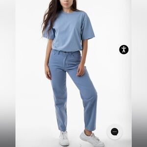 LA Apparel Garment Dye Relaxed Fit Bill Denim Jean